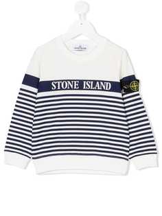 Stone Island Junior толстовка с полосатым узором