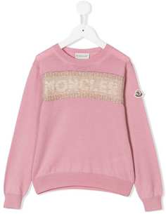Moncler Kids трикотажный свитер с логотипом