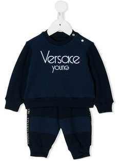 Young Versace спортивный костюм с принтом логотипа