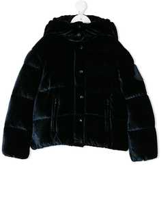 Moncler Kids пуховая куртка с капюшоном