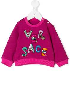 Young Versace толстовка с вышивкой
