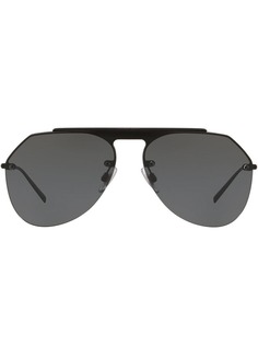 Dolce & Gabbana Eyewear затемненные солнцезащитные очки-авиаторы