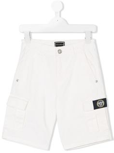 Young Versace шорты с фирменной нашивкой