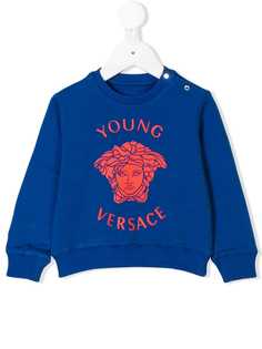 Young Versace толстовка с принтом логотипа