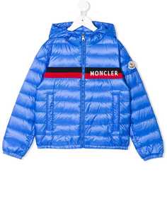 Moncler Kids пуховик с логотипом