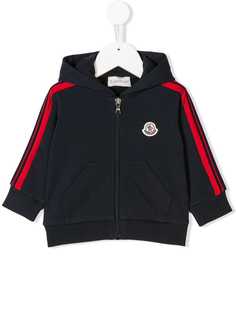 Moncler Kids худи с боковыми полосками