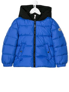 Moncler Kids куртка-пуховик с капюшоном