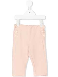 Chloé Kids scallop trim trousers
