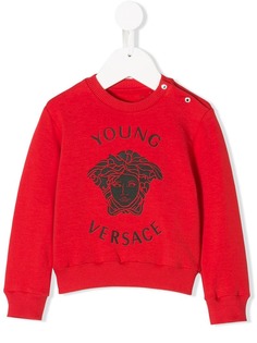 Young Versace толстовка с принтом логотипа