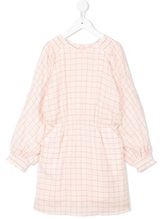 Chloé Kids платье с принтом сетки