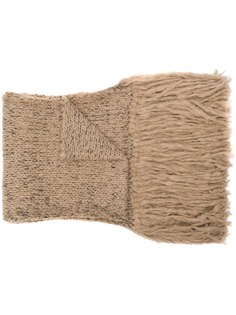 Maison Flaneur объемный шарф с бахромой