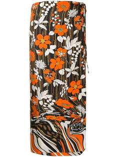Prada юбка с цветочным принтом