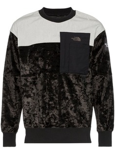 The North Face Black Label бархатная толстовка с круглым вырезом