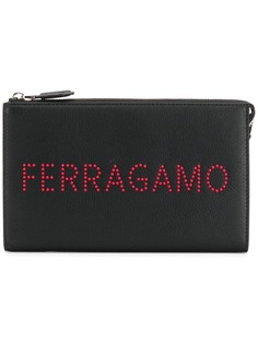 Salvatore Ferragamo папка для документов с логотипом с заклепками