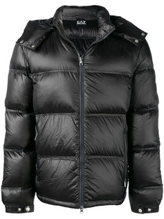 Ea7 Emporio Armani пуховик с капюшоном
