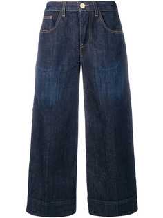 Twin-Set джинсовые кюлоты со складками
