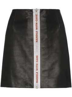 Heron Preston юбка мини со светоотражающими полосками