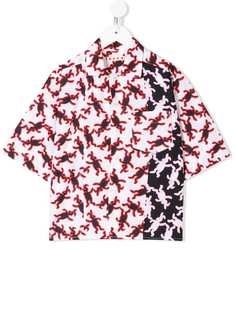 Marni Kids рубашка с принтом