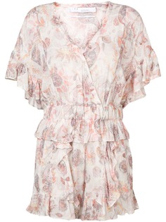 Iro комбинезон с оборками и принтом пейсли