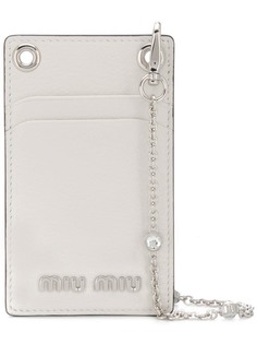 Miu Miu мини-кошелек Madras