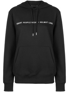 Helmut Lang толстовка с капюшоном и логотипом