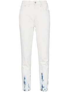 Jordache high-waisted acid wash straight leg jeans