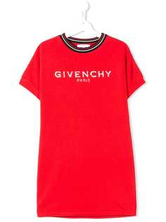Givenchy Kids платье с логотипом