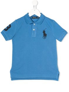 Ralph Lauren Kids рубашка-поло с вышитым логотипом