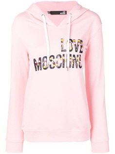 Love Moschino худи с принтом чирлидеров и логотипа