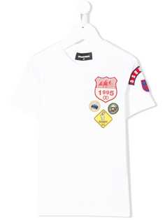 Dsquared2 Kids футболка с нашивкой-логотипом