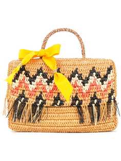 Sensi Studio сумка La Cartera с зигзагообразным узором