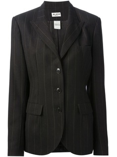 Alaïa Vintage пиджак в мелкую полоску