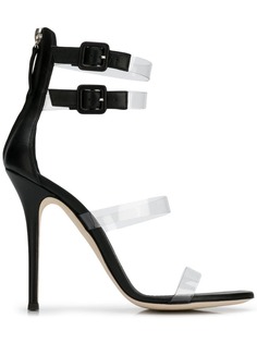 Giuseppe Zanotti Design transparent straps sandals