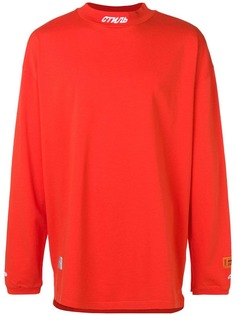 Heron Preston толстовка в стиле оверсайз с воротником-стойкой