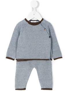 Knot вязаный костюм в полоску