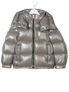 Moncler Kids пуховик с капюшоном
