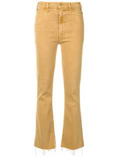 Mother cropped bootcut trousers