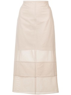 Mugler многослойная юбка-карандаш