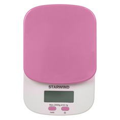 Весы кухонные STARWIND SSK2157, розовый
