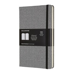 Блокнот Moleskine Limited Edition BLEND Large 130х210мм обложка текстиль 240стр. линейка черный