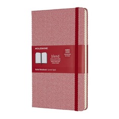 Блокнот Moleskine Limited Edition BLEND Large 130х210мм обложка текстиль 240стр. линейка красный