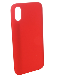 Аксессуар Чехол для APPLE iPhone XS Pero Soft Touch Red PRSTC-IXSR ПЕРО