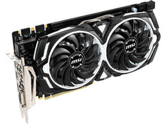Видеокарта MSI GeForce GTX 1060 1544Mhz PCI-E 3.0 6144Mb 8008Mhz 192 bit DVI 2xHDMI 2xDP HDCP GTX 1060 ARMOR 6GD5X OC