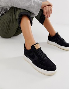 Черные кроссовки Nike Air Force 107 - Черный