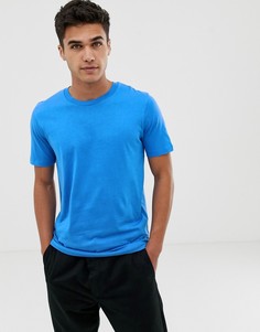 Хлопковая футболка Selected Homme - Синий