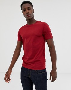 Хлопковая футболка Selected Homme - Красный