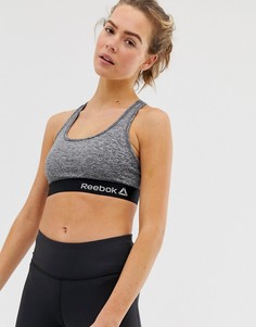 Серый кроп-топ Reebok - Серый
