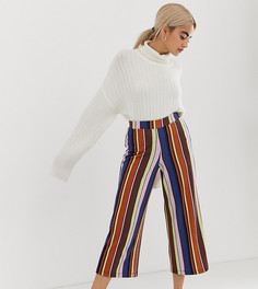 Кюлоты в полоску в стиле 70-х ASOS DESIGN Petite - Мульти