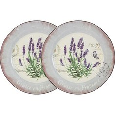Набор из 2-х обеденных тарелок Anna Lafarg LF Ceramics Лаванда (AL-120E2257-L-LF)