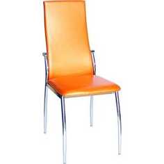 Стул МС мебель PU-7312 N оранжевый, 4 шт